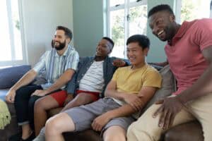happy multiracial male friends looking away and la 2026 01 09 08 37 50 utc scaled 1